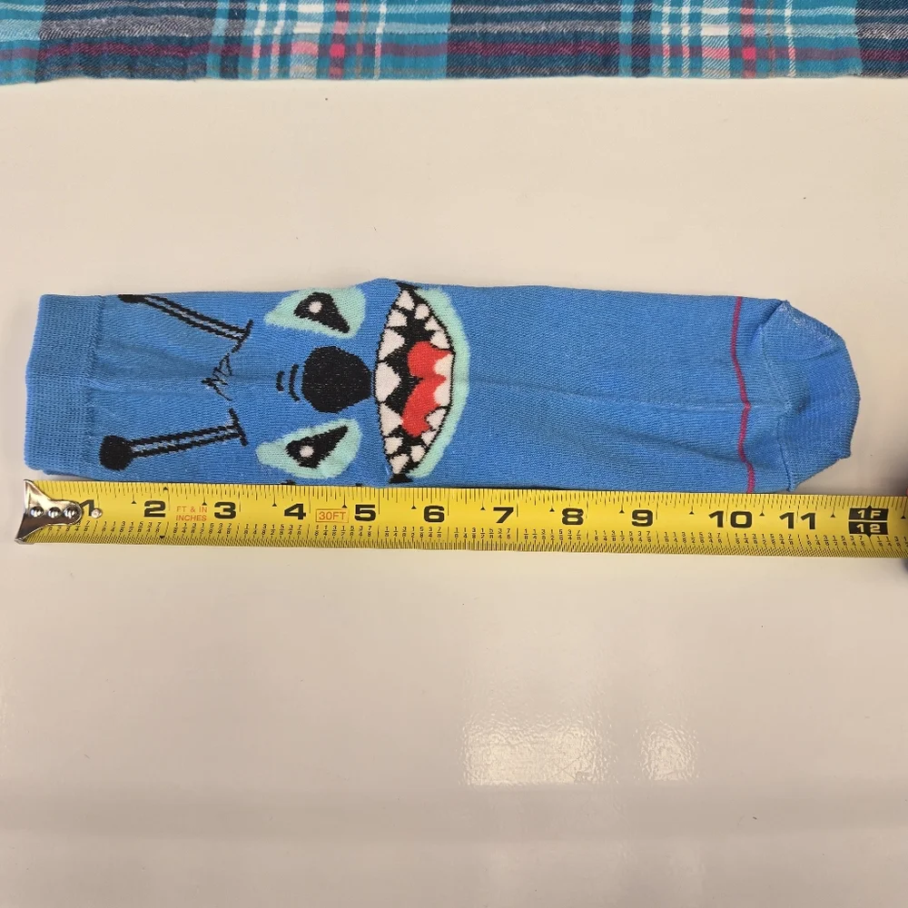 🍒🍒 Blue Stitch Crew Socks